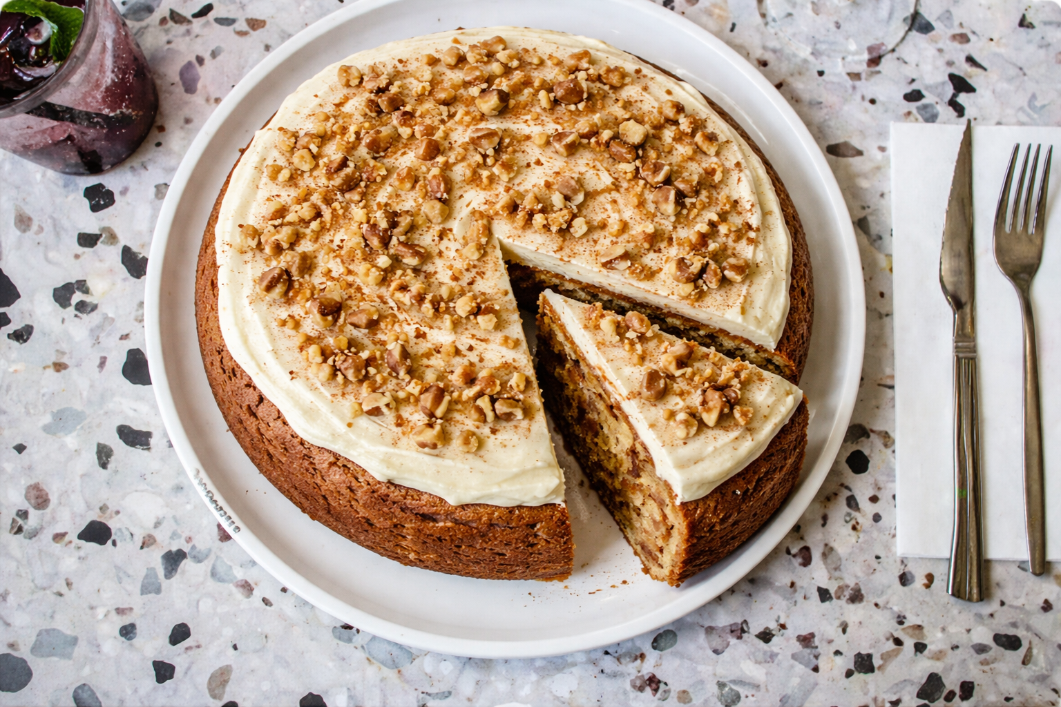 Havuçlu Tarçınlı Cevizli Kek